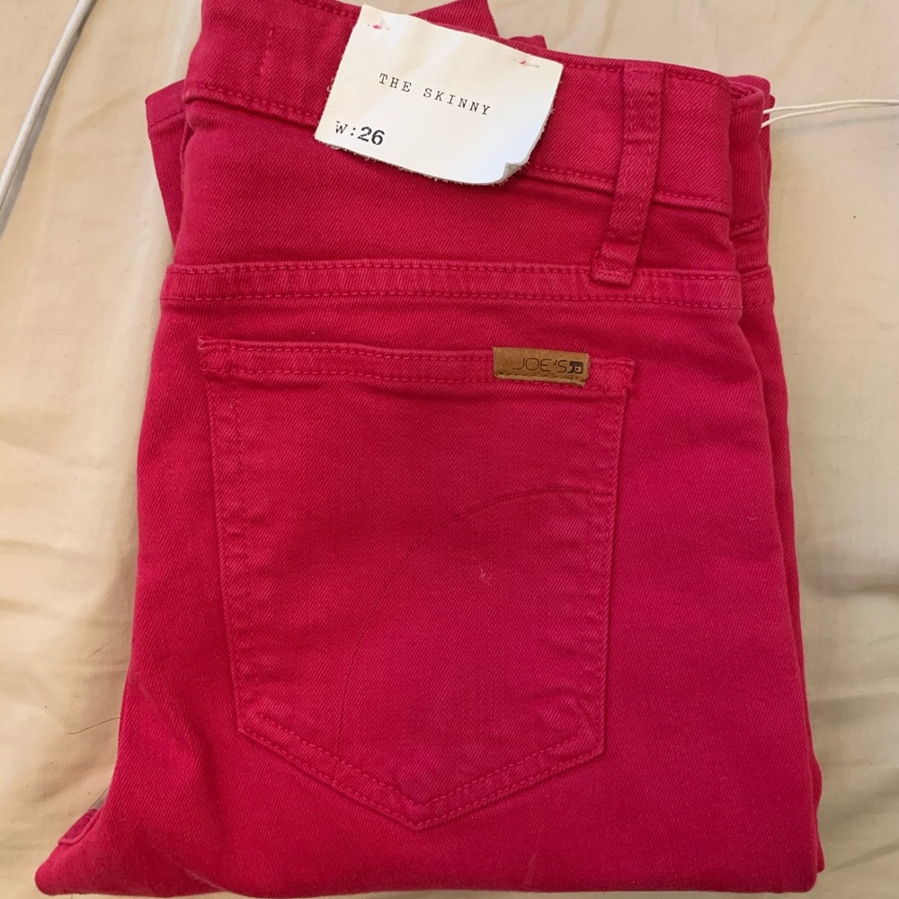 NWT Joe’s Jeans Cerise Hot Pink The Skinny Jean